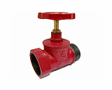 КПЧП 65-1, Клапан пожарный чугунный прямоточный, муфта-цапка