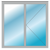 Окно противопожарное ОП 1-60 (открывающееся)