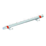 Колесоотбойник металлический на пластинах К-4